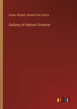 Paperback Outlines of Hebrew Grammar Book