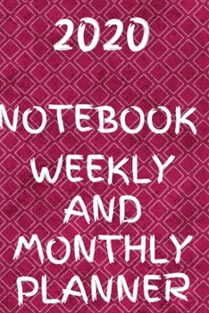 Paperback 2020 notebook Weekly and Monthly Planner Book