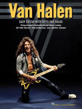 Paperback Van Halen: Easy Guitar with Riffs and Solos Book