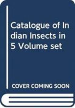 Hardcover Catalogue of Indian Insects in 5 Volume set Book