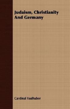 Paperback Judaism, Christianity and Germany Book