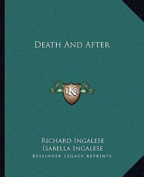 Paperback Death And After Book