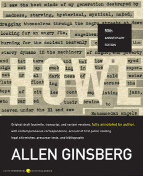 Paperback Howl: Original Draft Facsimile, Transcript, and Variant Versions, Fully Annotated by Author, with Contemporaneous Correspondence, Account of First Pub Book