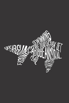 Spearfishing words Shape: Fish Seasonal Journal Lined notebook for your season Perfect gift idea to write experience and memories for Fisherman Hunter, Explorer and Wild life persons