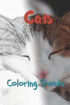 Cat Coloring Sheets: 30 cat drawings,coloring sheets adults relaxation, coloring book for kids, for girls, volume 14
