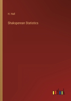 Paperback Shaksperean Statistics Book