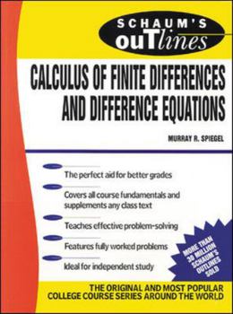 Paperback Schaum's Outline of Calculus of Finite Differences and Difference Equations Book