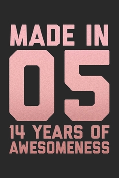 14th Birthday: Blank Lined Journal, Notebook, Planner Awesome Happy 14th Birthday 14 Years Old Gift For Boys And Girls