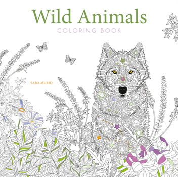 Paperback Wild Animals Coloring Book