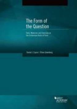 Paperback The Form of The Question (Coursebook) Book