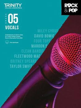 Paperback Trinity Rock & Pop 2018 Vocals: Grade 5 Book