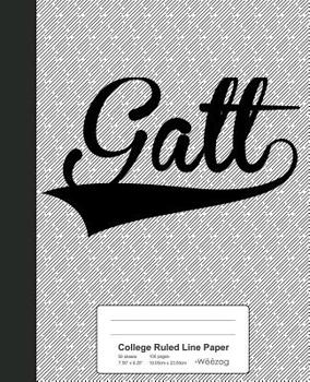 College Ruled Line Paper: GALT Notebook
