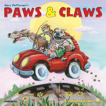 Calendar Paws & Claws by Gary Patterson 2023 Mini Wall Calendar Book