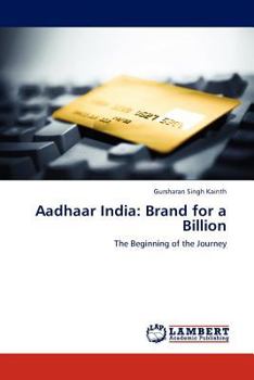 Paperback Aadhaar India: Brand for a Billion Book