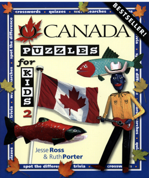 Paperback O Canada Puzzles for Kids Book 2 Book