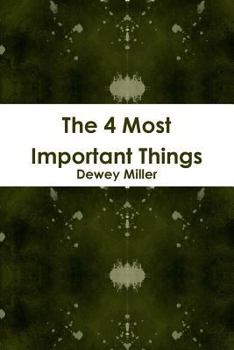 Paperback The 4 Most Important Things Book