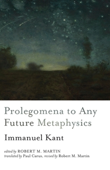 Paperback Prolegomena to Any Future Metaphysics Book