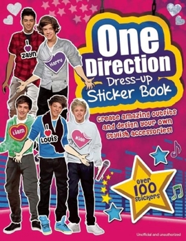 Paperback One Direction Dress-Up Sticker Book: A Sizzlin' Pop Heartthrob Sticker Activity Book