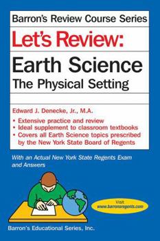 Paperback Let's Review Earth Science: The Physical Setting Book