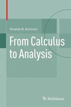 Hardcover From Calculus to Analysis Book