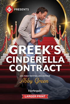 Mass Market Paperback Greek's Cinderella Contract [Large Print] Book