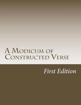 Paperback A Modicum of Constructed Verse Book