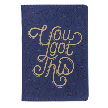 Leather Bound With Love Classic Journal You Got This Inspirational Notebook W/Ribbon Marker, Faux Leather Flexcover, 336 Lined Pages [Leather Bound] with Love Book