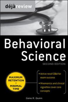 Paperback Deja Review Behavioral Science Book