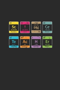 Science Teacher: Blank Lined Notebook (6" x 9" - 120 pages) ~ Science Themed Notebook for Gift / Daily Activity Journals / Diary