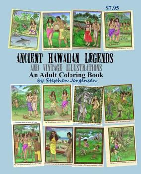 Paperback Ancient Hawaiian Legends and Vintage Illustrations: an Adult Coloring Book