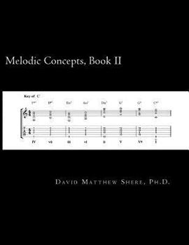 Paperback Melodic Concepts, Book II: Fundamentals of Jazz Improvisation for electric guitar Book