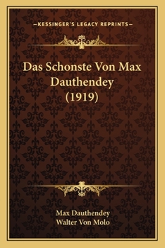 Paperback Das Schonste Von Max Dauthendey (1919) [German] Book