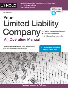 Paperback Your Limited Liability Company: An Operating Manual Book