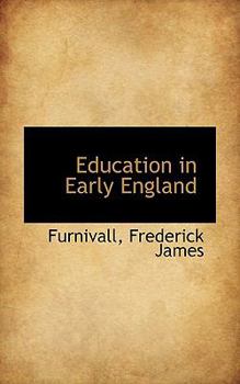 Paperback Education in Early England Book