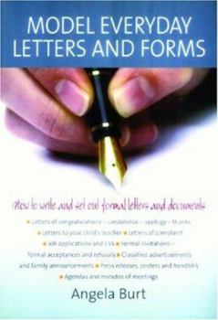 Paperback Model Everyday Letters and Forms: How to Write and Set Out Formal Letters and Documents Book