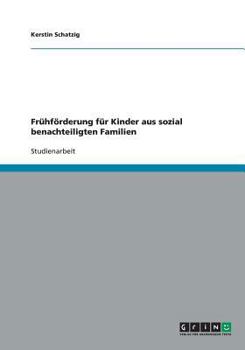 Paperback Frühförderung für Kinder aus sozial benachteiligten Familien [German] Book