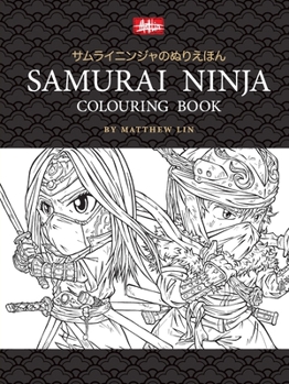 Paperback Samurai Ninja Colouring Book