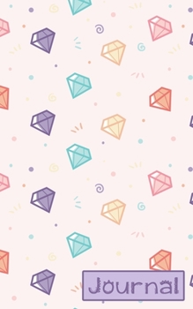 Paperback Journal: Jewel Cover Pocket Size Notebook Wide Ruled Blank Lined Drawing or Notepad Book