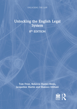 Hardcover Unlocking the English Legal System Book