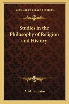 Paperback Studies in the Philosophy of Religion and History Book