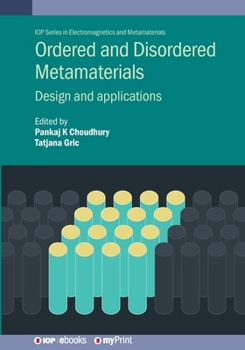 Paperback Ordered and Disordered Metamaterials: Design and applications Book