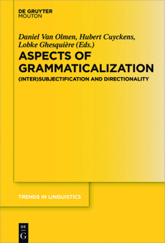 Hardcover Aspects of Grammaticalization: (Inter)Subjectification and Directionality Book