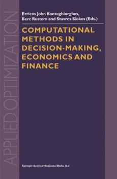 Paperback Computational Methods in Decision-Making, Economics and Finance Book
