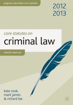 Paperback Core Statutes on Criminal Law Book