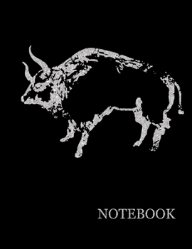 Brilliant Silver Bull Black Notebook| Silver Bull Black Notebook Grid Sturdy High Quality Premium White Paper 8.5x11 pages| Notebook For Woman | Journal For Man| Journal For Work (Luxury Silver)