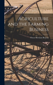 Hardcover Agriculture and the Farming Business Book