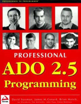 Paperback Professional ADO 2.5 Programm Ing Book
