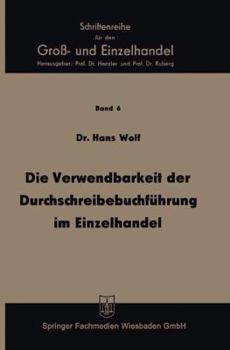 Die Verwendbarkeit Der Durchschreibebuchfuhrung Im Einzelhandel