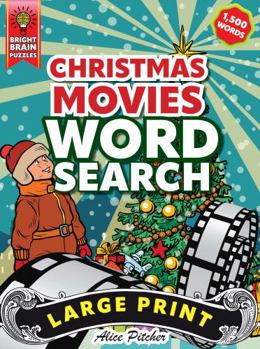 Christmas Movie Word Search Large Print: Large Print Word Search Puzzle Book for Adults & Seniors
