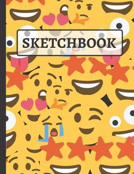 Paperback Sketchbook: Emoji Drawing Book to Practice Sketching, Drawing, Writing and Creative Doodling for Kids Book